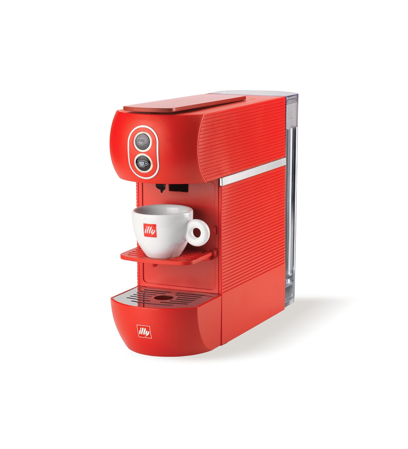 illy Nuova Macchina da Caffè a Cialda ESE 44mm Filtro Carta Colore Rosso