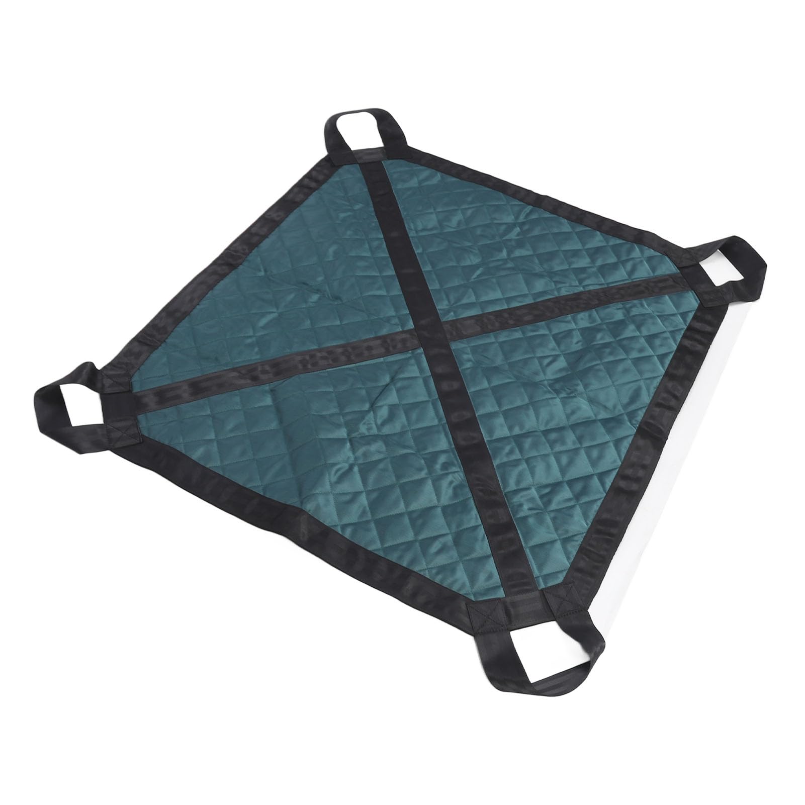 Almohadilla de Cama de Posicionamiento de Transferencia con 4 Asas, Sábana Deslizante de Transferencia de Paciente Lavable Impermeable de Nailon para Hospital, Sábanas de Dibujo Reutilizables Multiuso