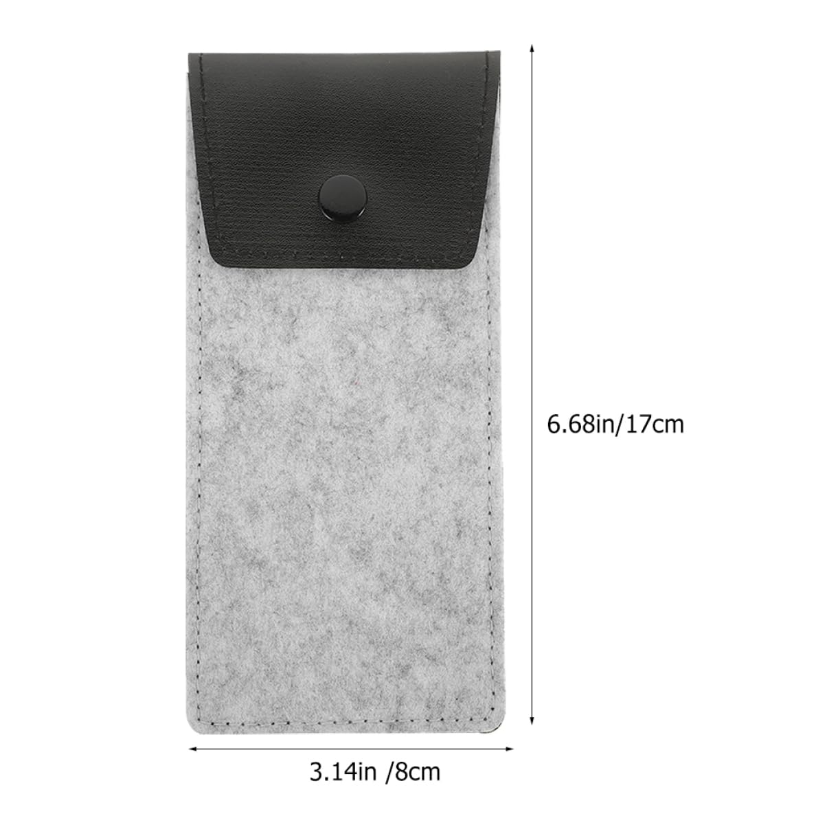 Astuccio in Feltro Portamonete Netto Custodia Per Occhiali Pappagallino Esposizione Di Occhiali Forniture Regolabile Fibbie Lega Di Alluminio Light Grey
