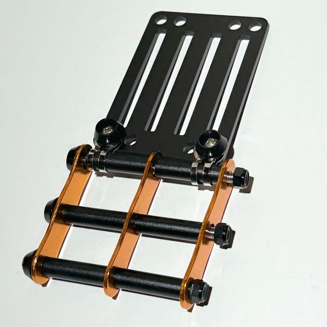 金×黒 ベルトループ付き3連チェーン ニックス風 腰道具 腰袋 工具差し