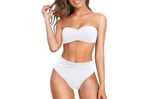 White Bandeau Bikini: A Timeless Temptation for Beachgoers