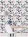 HAOKHOME 93019 Floral Peel and Stick Wallpaper Removable Pink/Blue/Yellow Vinyl Self Adhesive Shelf Liner 17.7in x 9.8ft