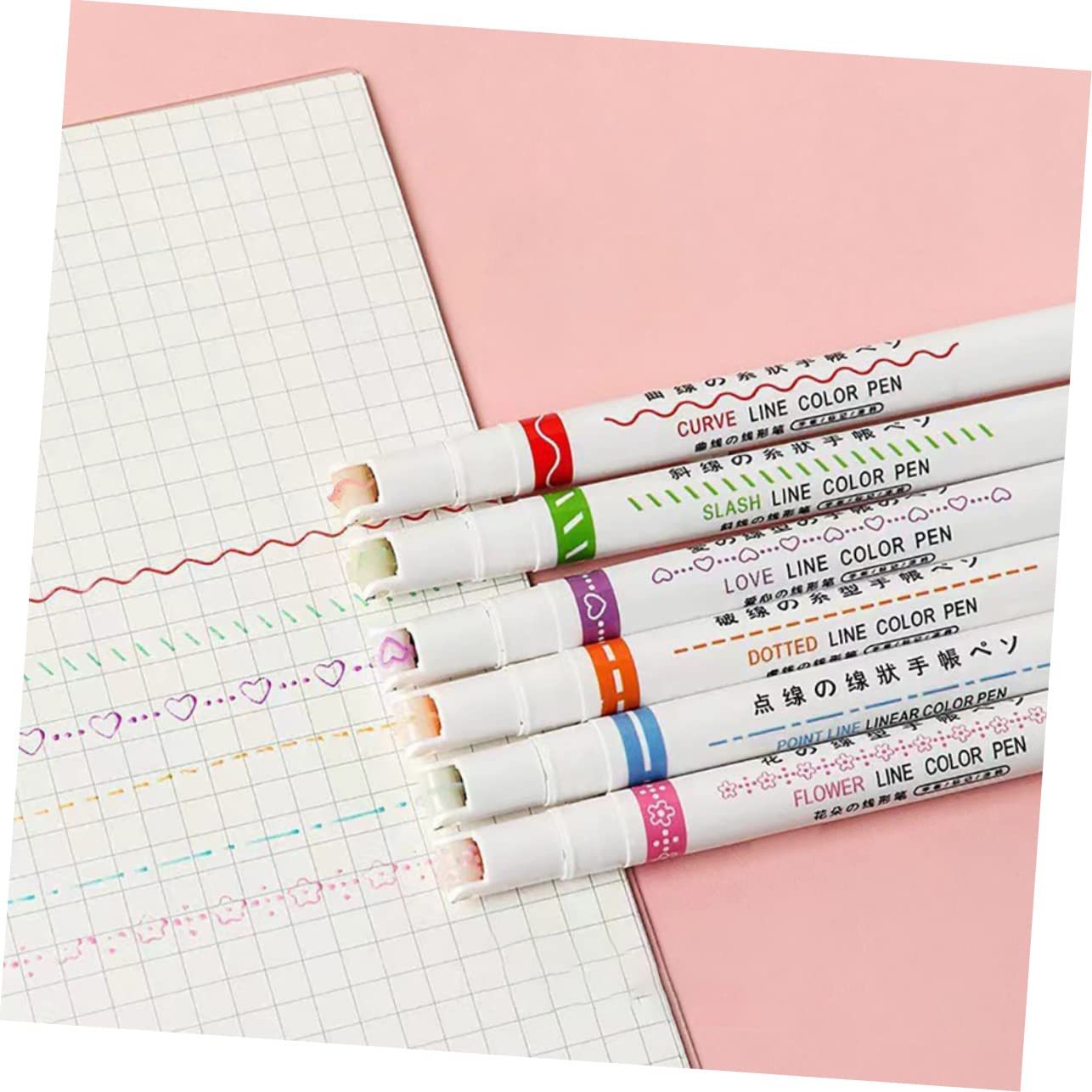 SHINEOFI 18stücke Handgezeichnete Textmarker Stifte Set Pack Schnell Trocknende Marker Für Notizen Journaling Und Projekte Für Schule Und Büro