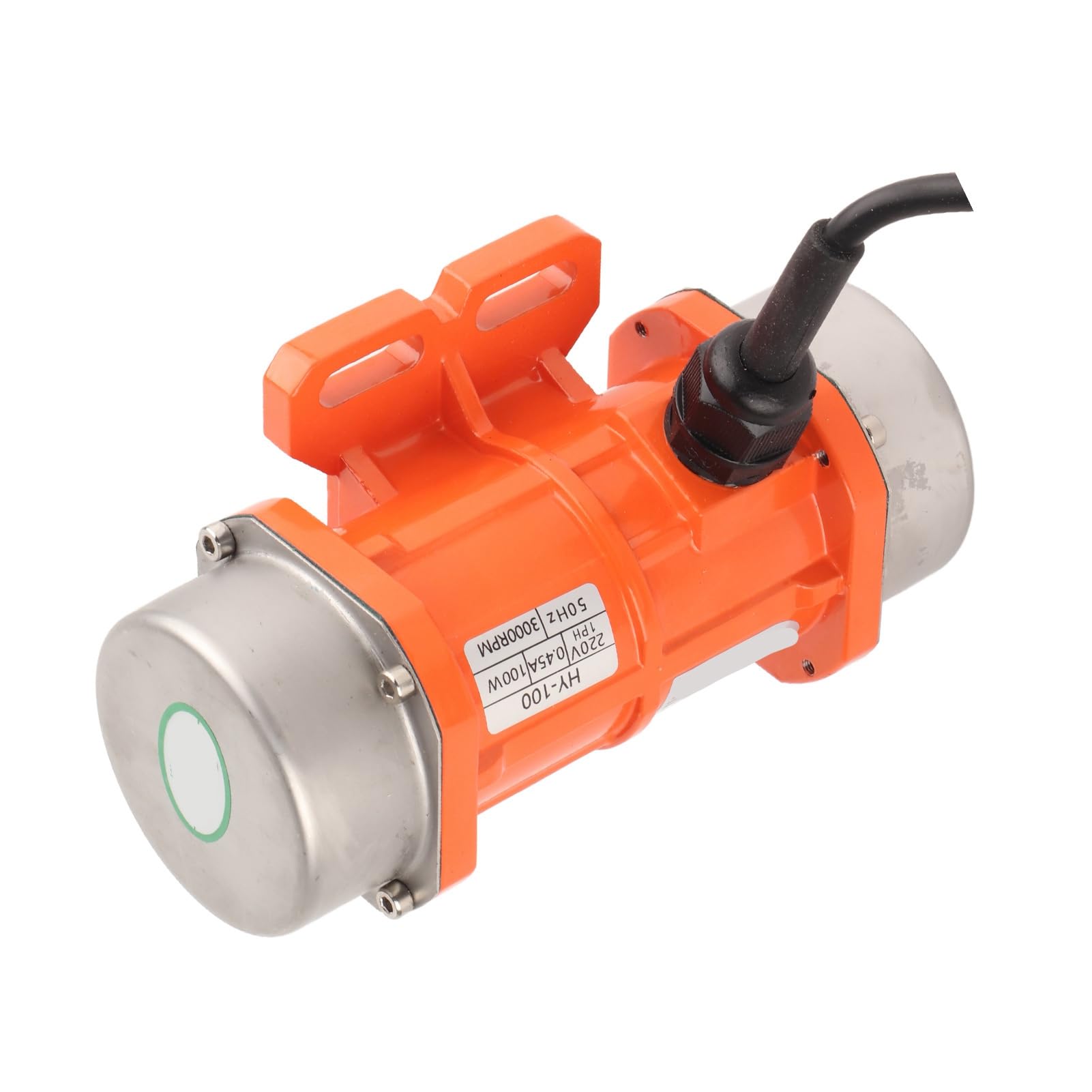 Motor de Vibración Monofásico IP66, Resistente Al Agua, Asíncrono, Carcasa de Aleación de Aluminio, 220V, 3000RPM, Accesorios Profesionales (100W)