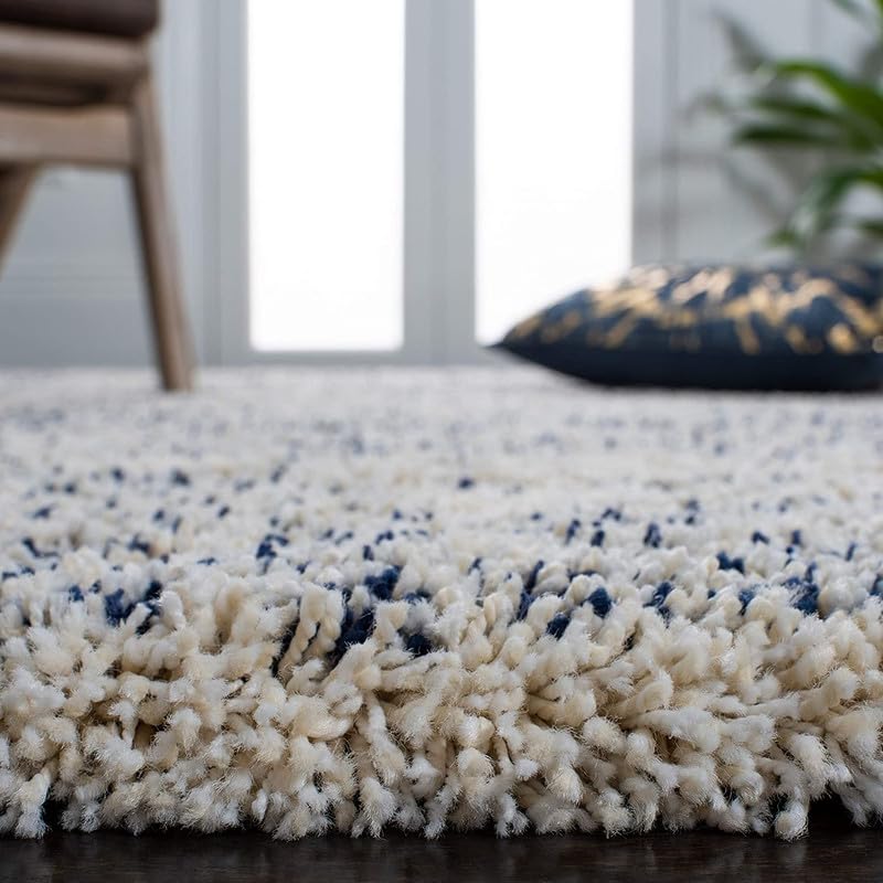 Image of zia carpets Cozy Soft Shaggy Non Slip Carpet for Home Decor Aesthetic Rugs with 2.5 inch Thikness Size 10x14 feet