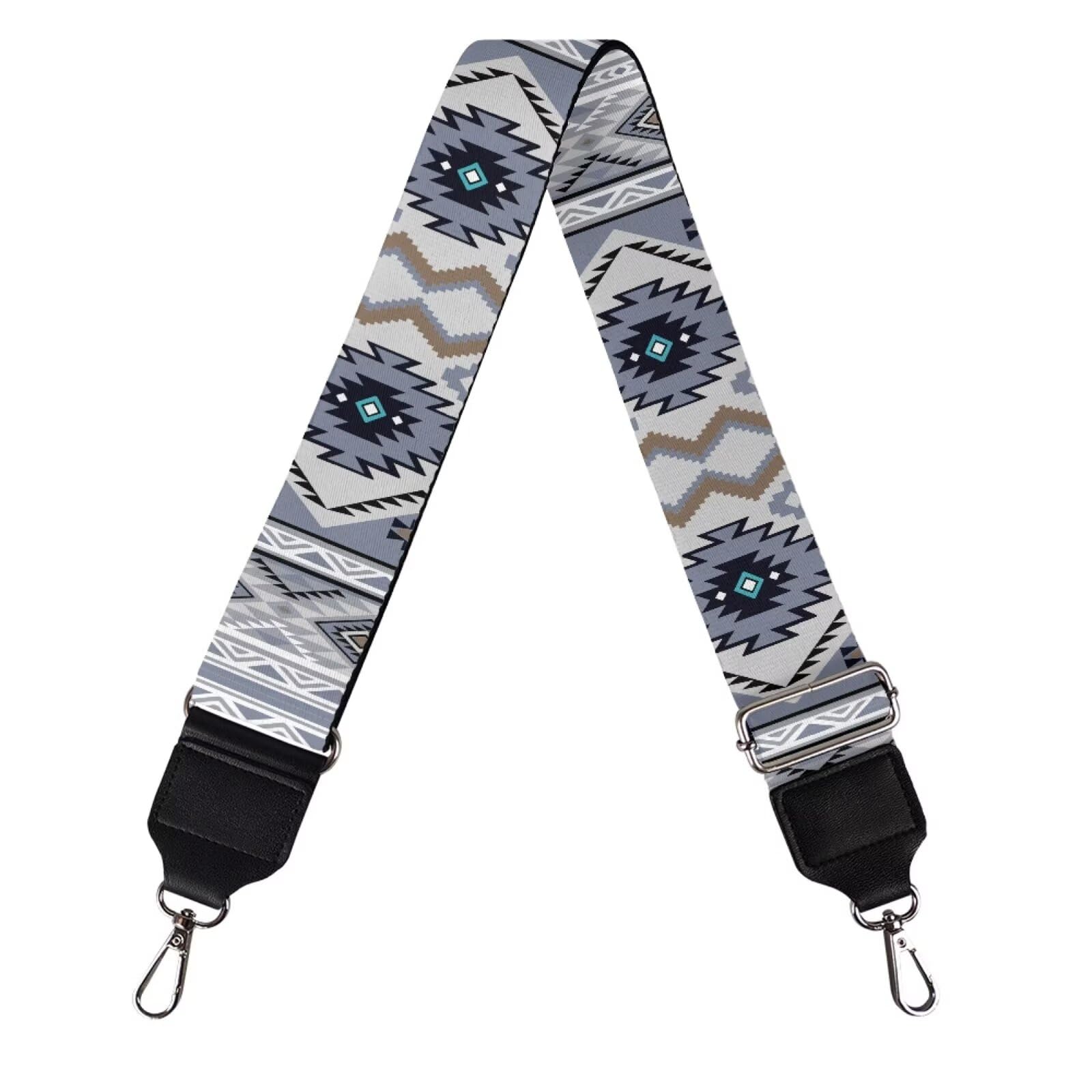 Coldinair Tribal Aztec Purse Straps Replacement Wide Crossbody Bag Straps,Geometric Antique Wide Shoulder Strap Adjustable Guitar Strap for Purse