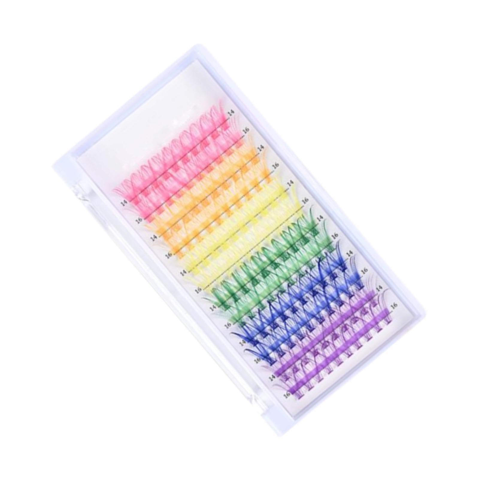 Enakshi® Colored Lash Clusters 16mm 14mm Eyelash Extension for Woman Gifts Valentines|Health & Beauty | Makeup | Eyes | False Eyelashes & Adhesives-image-44