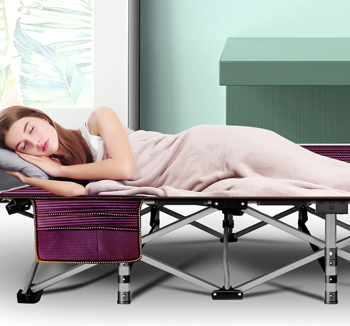 Amazon.co.jp: 折りたたみ式簡易ベッド キャンプベッド アウトドア