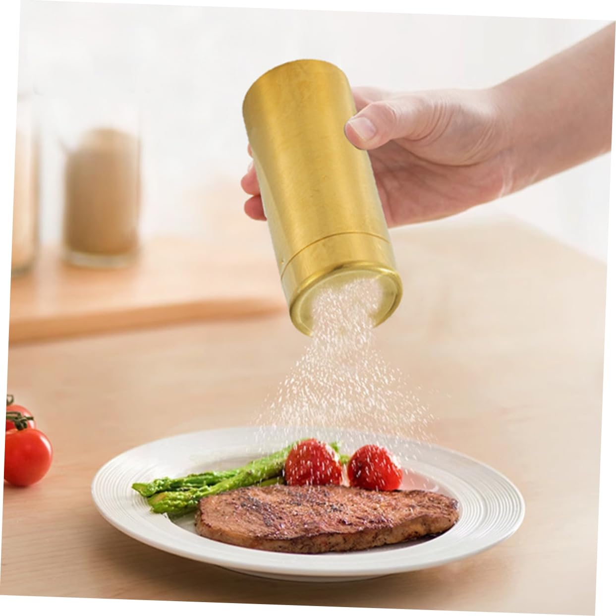 SOLUSTRE 2pcs Seasoning Containers Spice Bottles for Kitchen Storage Dust Shakers for Condiments and Seasonings