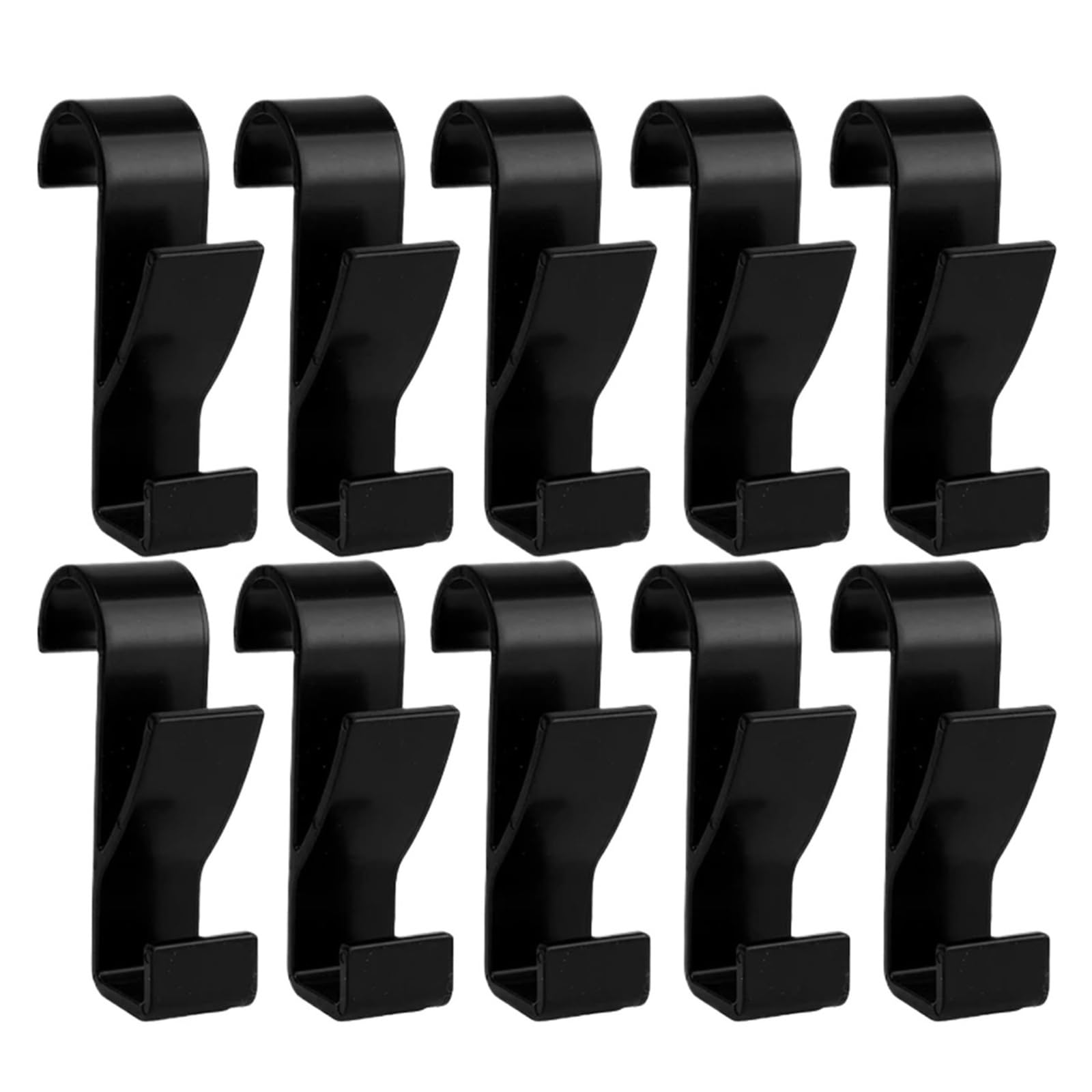LUYSGBXR Hooks Bathroom Hanger Clips Heated Towel Radiator Rail Hook Holder Multifunction Drying Rack Clothes Storage(Black,6PCS)