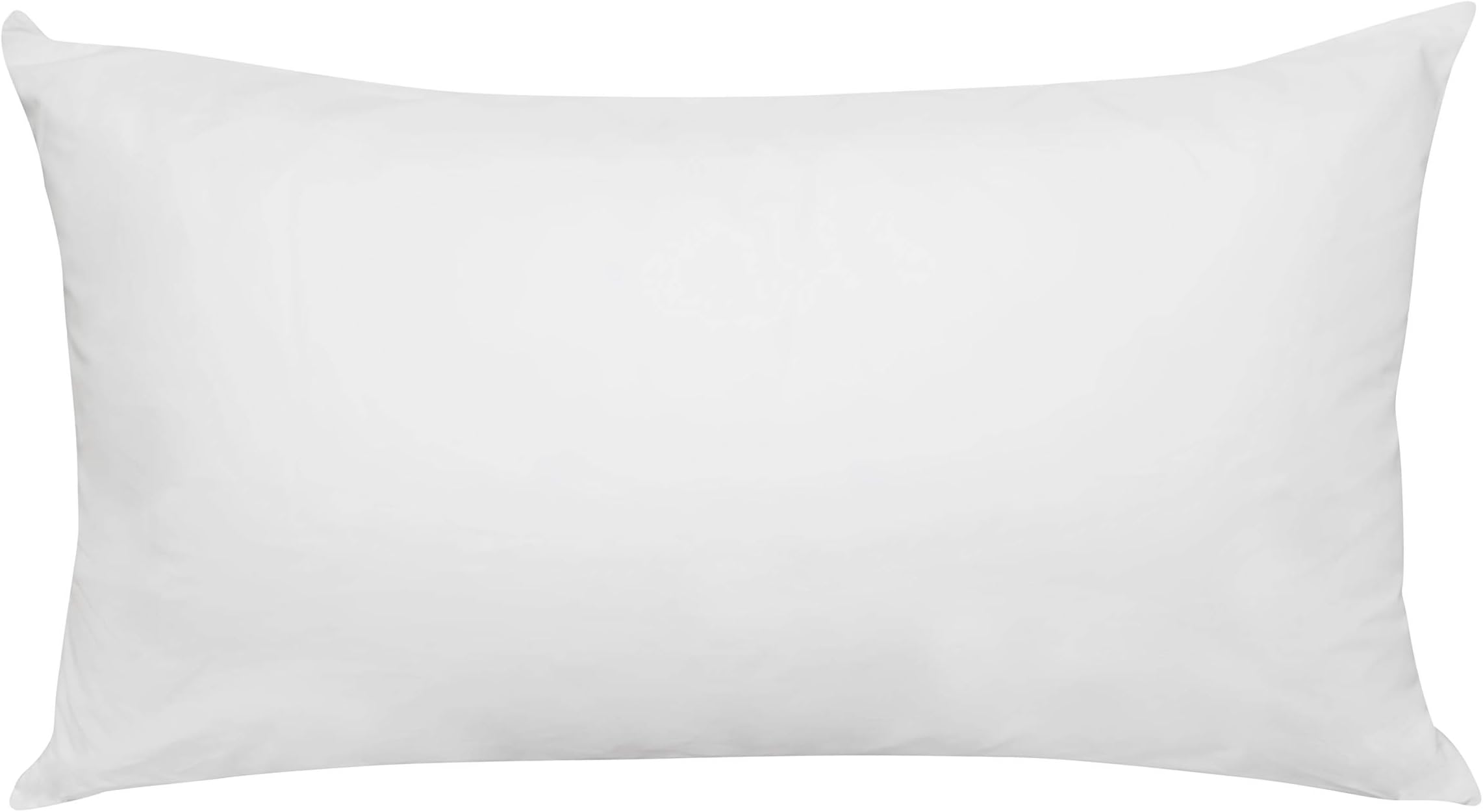 12"x24" Rectangular Oblong Lumber Pillow Insert for Sham or Decorative Pillow Made in USA (12x24 Microfiber)