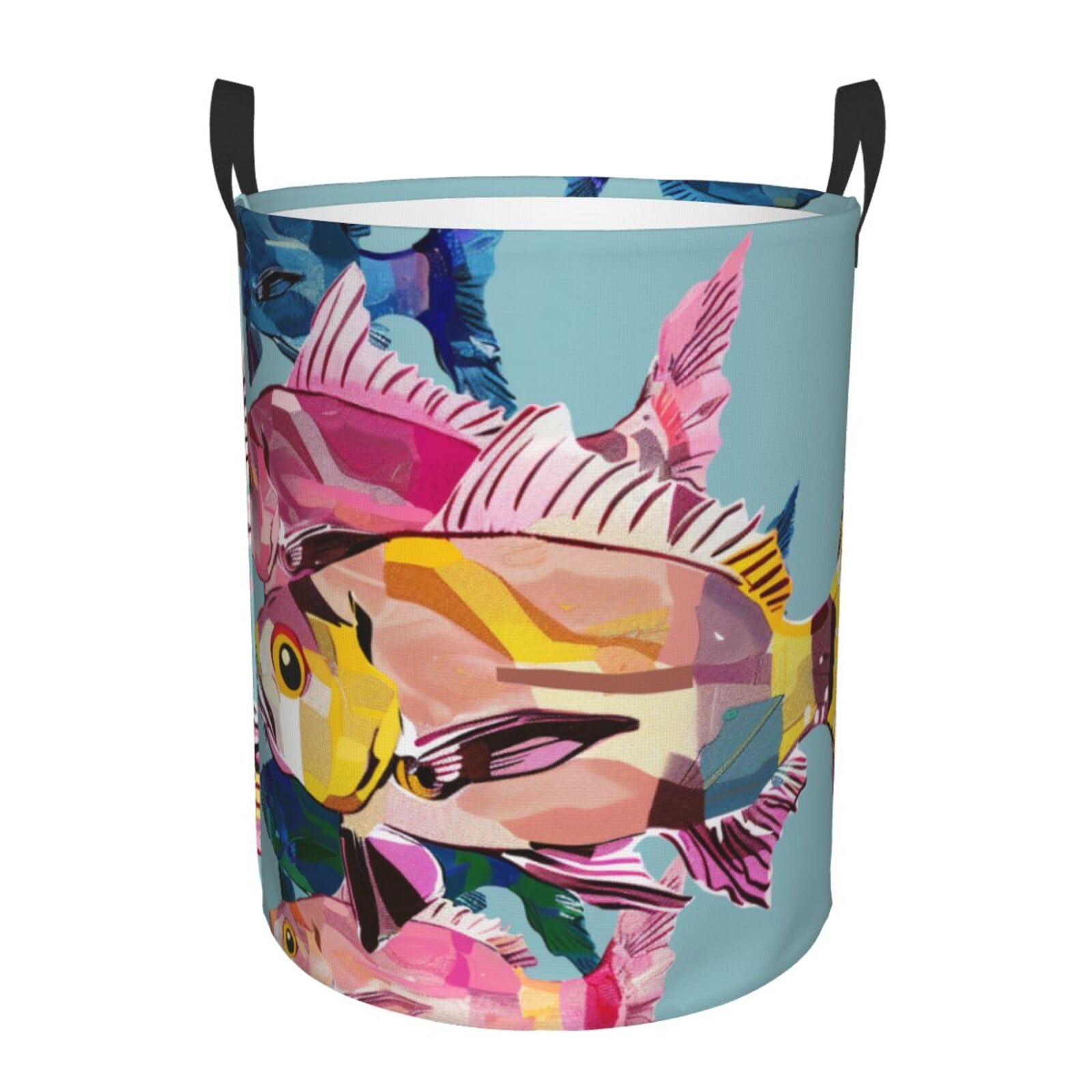 Panier à linge vêtements sales enfant et bac à jouet marin 40x50cm