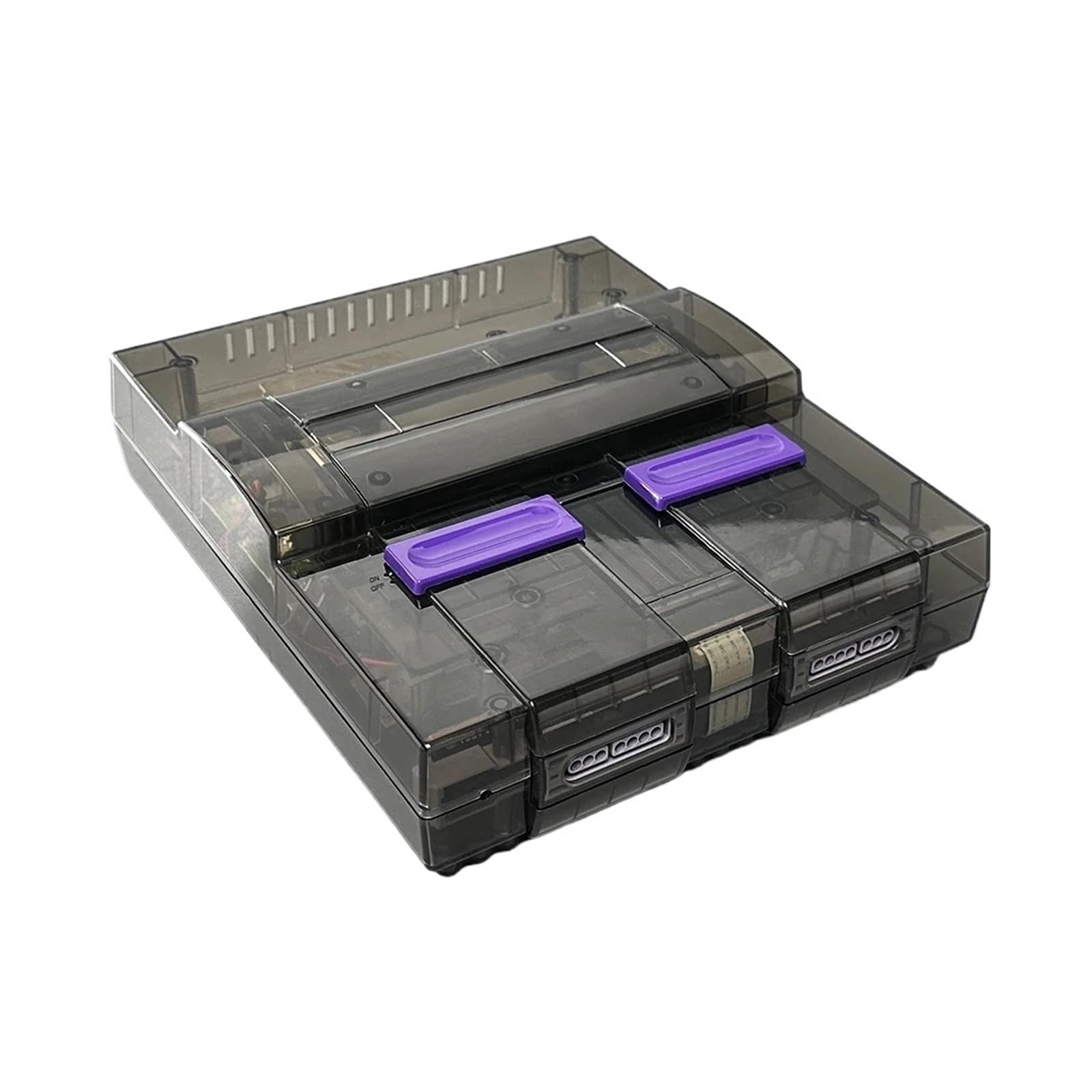 Konsole Do Gier Retro W Wersji Amerykańskiej Przezroczysta Obudowa Wymienna - Kompatybilny Z Nintendo SNES SFC - Kompatybilny Z Bitfunx(TRN)