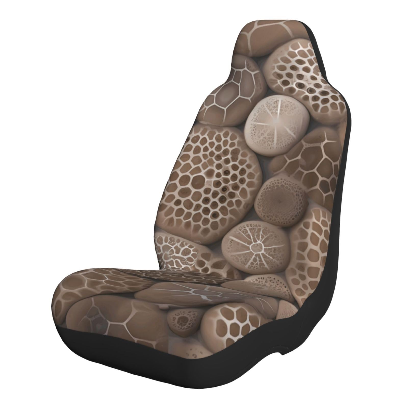 Petoskey Stone pokrowce na siedzenia samochodowe, uniwersalne pokrowce na siedzenia samochodowe, mata z elastycznym paskiem, akcesoria samochodowe, zestaw 2 szt