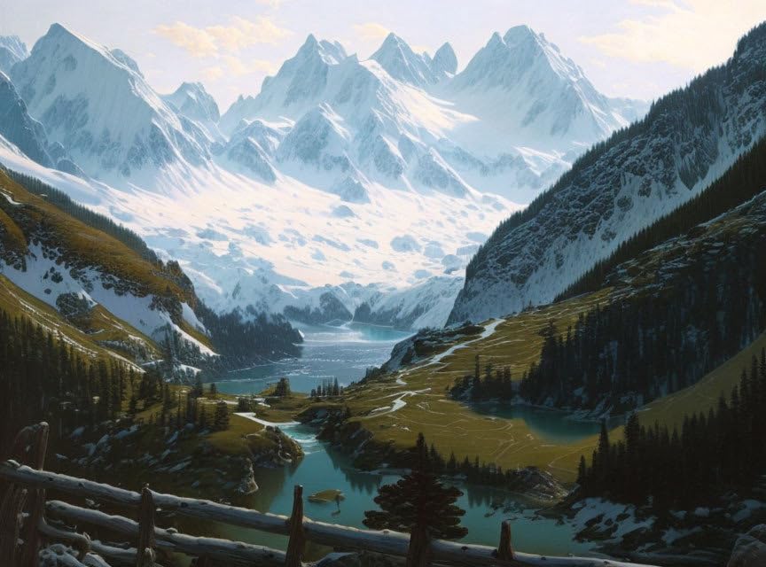 Poster montagne escarpée sur toile d'art élégante sans cadre 50x70