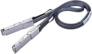 40G QSFP+ DAC Cable - 40GBASE-CR4 Passive Direct Attach Copper Twin Axial Nylon Braided Flat Cable with 3M Twin Axial Cable Technology for Cisco QSFP-H40G-CU3M, Meraki, Mikrotik, 3-Meter(9.9ft)