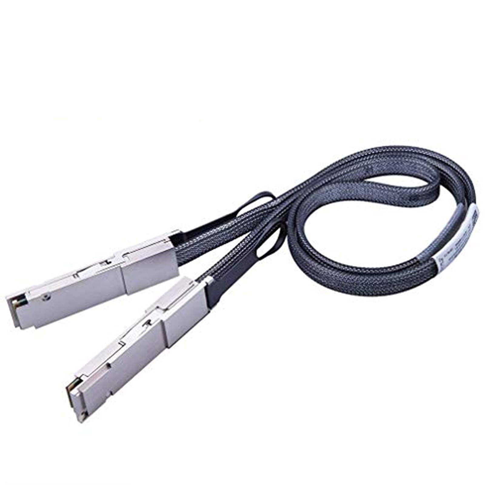 40G QSFP+ DAC Cable - 40GBASE-CR4 Passive Direct Attach Copper Twin Axial Nylon Braided Flat Cable with 3M Twin Axial Cable Technology for Cisco Cisco QSFP-H40G-CU2M, Meraki, Mikrotik, 2-Meter(6.5ft)