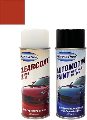 Vista 127 de ColorRite Aerosol para Chevrolet Aveo Pintura de retoque automotriz - Rojo Clearcoat 74/WA9260 - Color+Paquete Clearcoat 74/WA9260 (2007-2010) capa