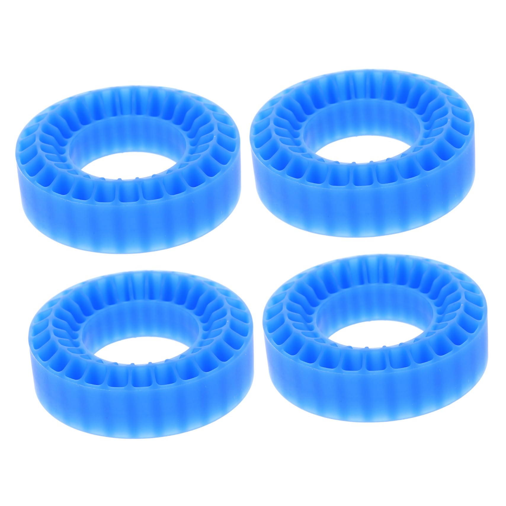 Toddmomy 4pcs Rc Car Tire Inserts Silicone Rubber Tire Support for 1/18 1/24 Scx24 Fcx24 Ax24