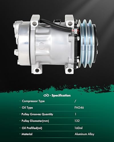 Miniatura 1271 de SCITOO CO 10739C - Compresor de CA compatible con Honda Element 2.4L 2003 2004 2005 2006 2007 2008 2009 2010 2011