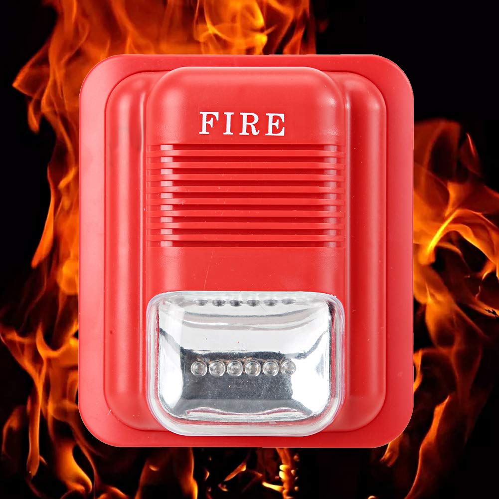 Fire Alarm Dc12V/24V Sound And Light Fire Protection Alarm Warning