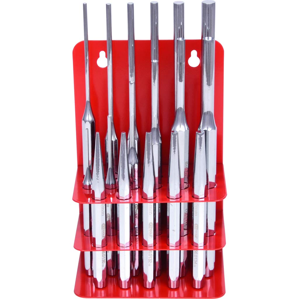 KS Tools 156.0180 Pin punch set, 17 pcs