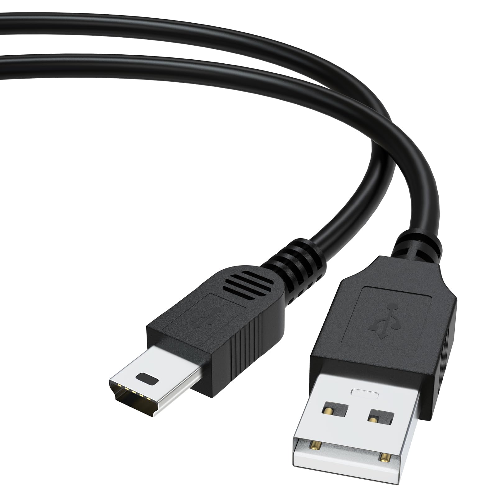 Koffmon Mini USB Charger Cable – Heavy-Duty Replacement for Sat Nav, Fits Part 010-10723-15, Works with Multiple GPS Models (9ft)