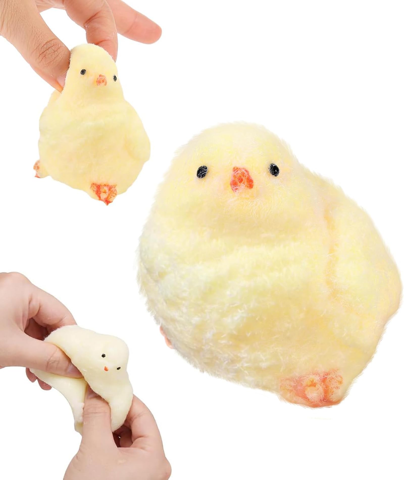 Squishy Toy, Stress Relief Toys Adults, Handmade Chick Taba Squishy Toy Soft Stress Relief Toys for Business People or Families to Release Stress-image-9