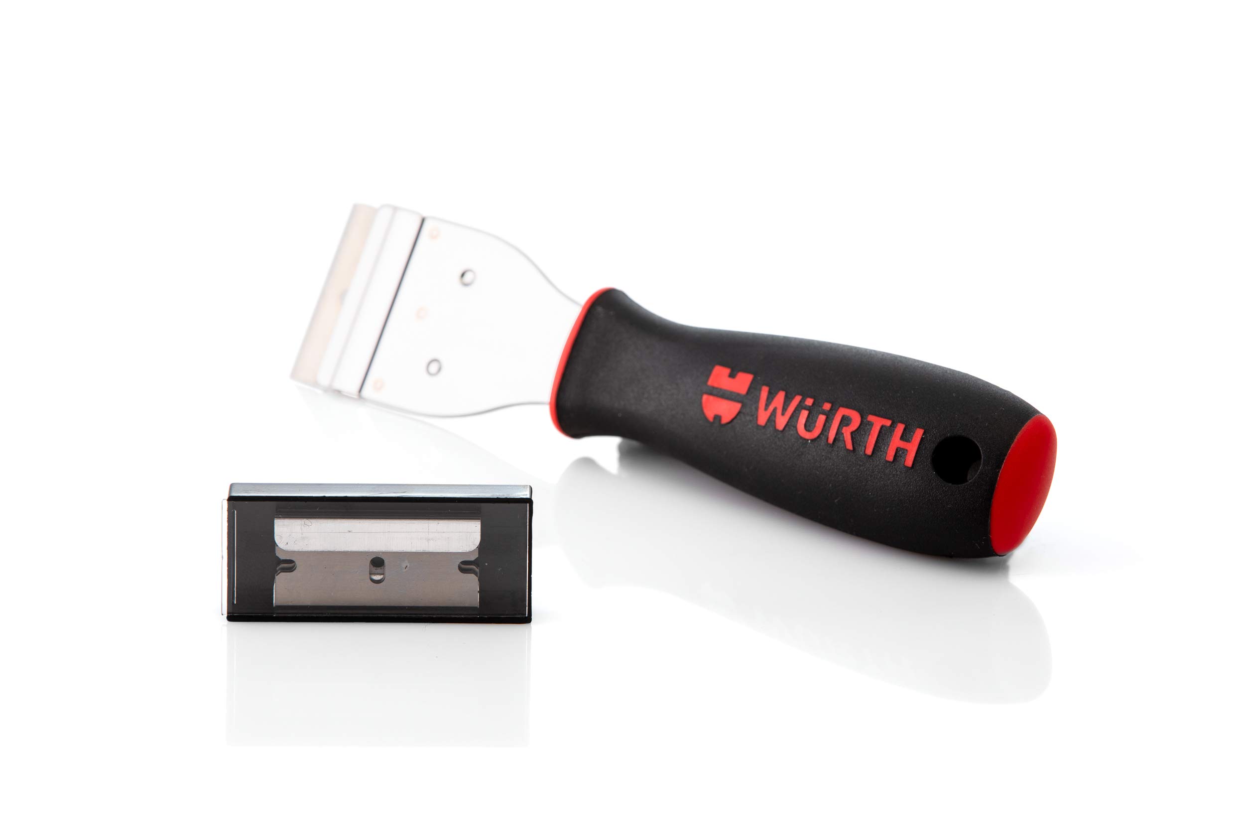 Image secondaire de Grattoir à Vitres Professionnel Würth avec 6 Lames de Rechange