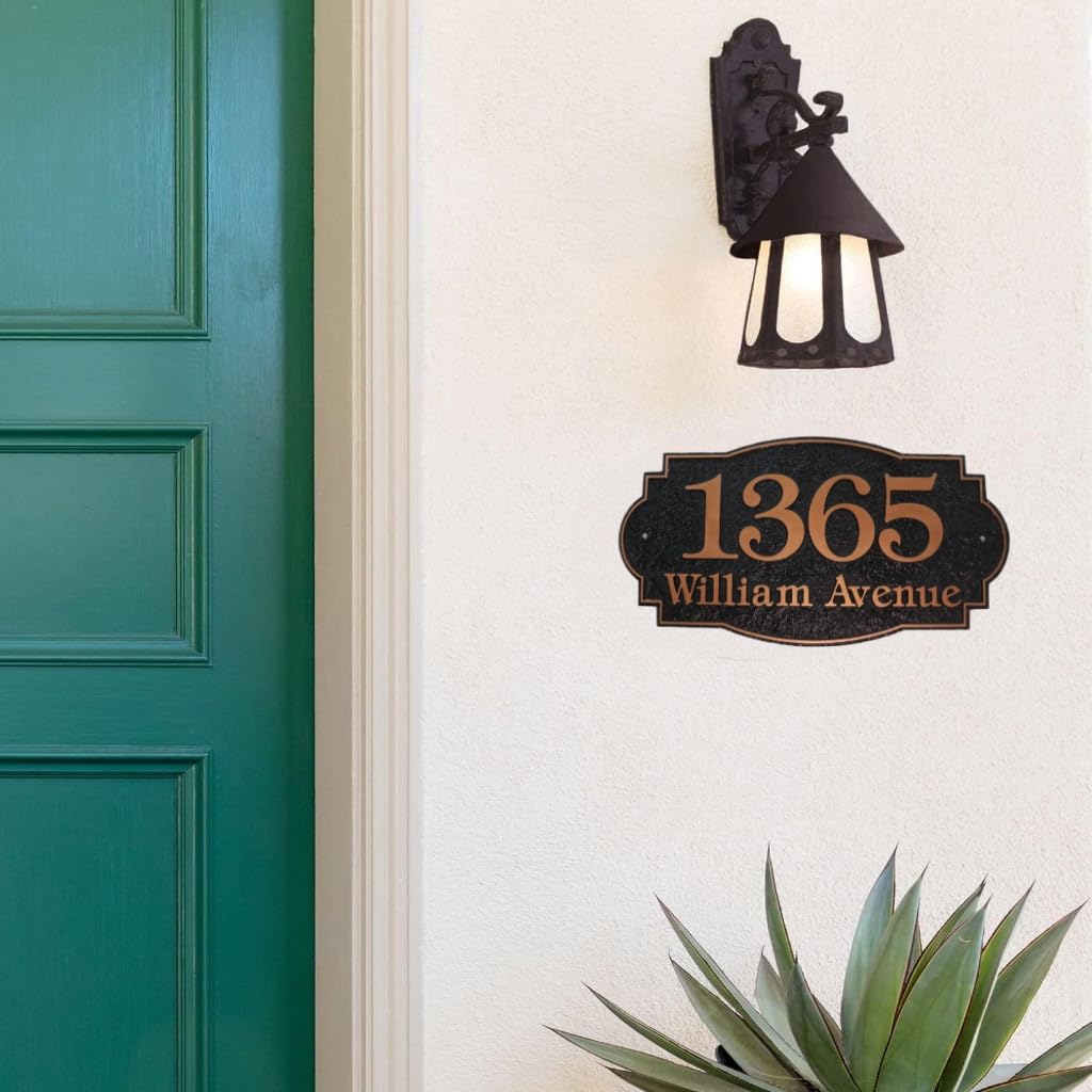 House Number Handcrafted Address Plaque - House Sign Number Wall Ghana ...