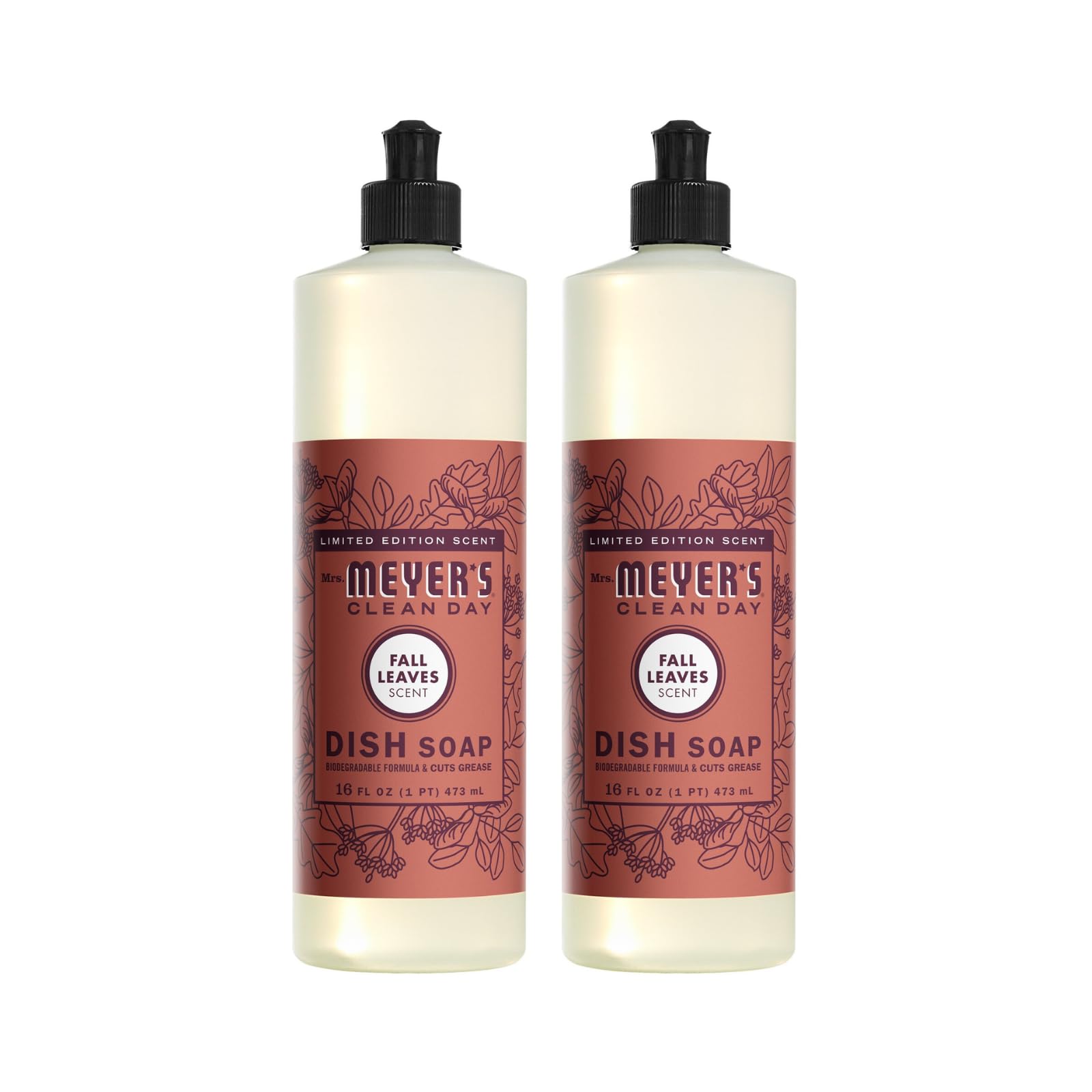 Mrs. MEYER'S Clean Day Fall Leaves Scent Dish Soap (2)