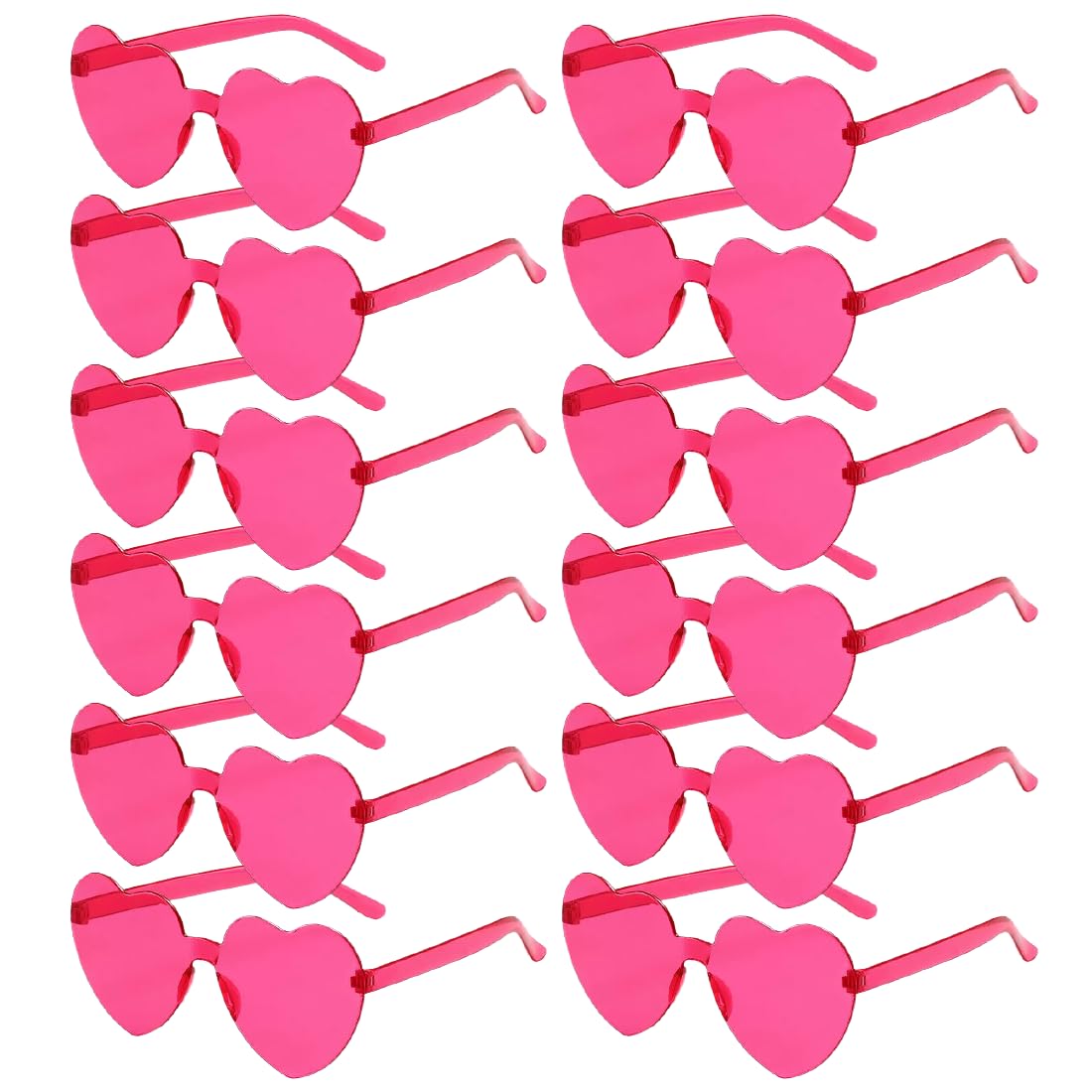 Sprinlot Heart Sunglasses Colourful Heart Party Glasses Heart Shaped Glasses Heart Shape 2