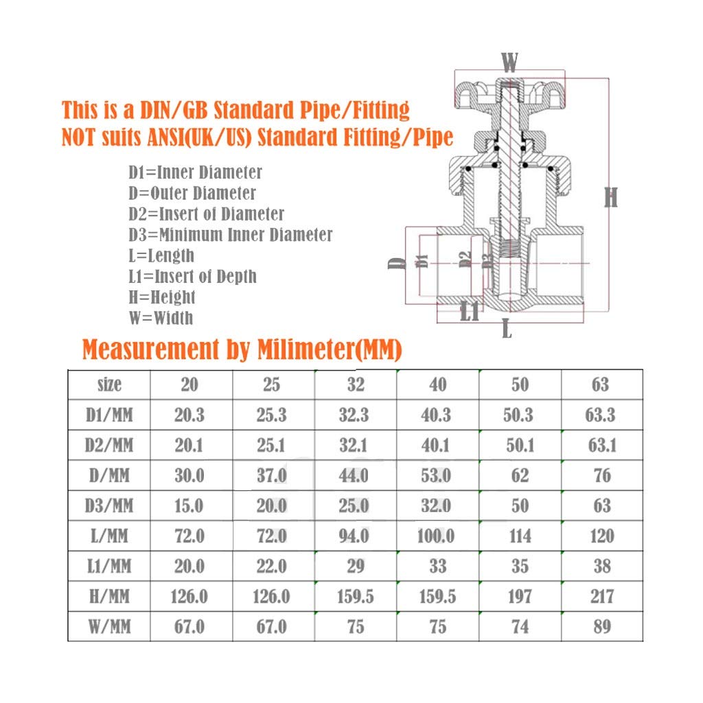 Válvula De Compuerta UPVC De 20~63 Mm, Válvula De Compuerta De PVC De Control De Flujo Preciso, Válvula De Acuario De Riego De Jardín, Interruptor De Volante Sin Empinado, 1 Uds.