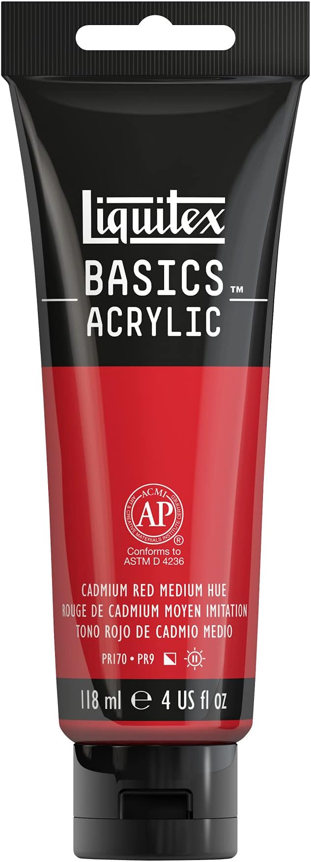 Liquitex Basics Acrylic Color (Cadmium Red Medium)