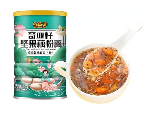 Osmanthus perfumado dulce sopa de almidón de raíz de loto instantáneo polvo de raíz de loto nueces y raíz de loto 1764oz lata 1 lata sopa de loto