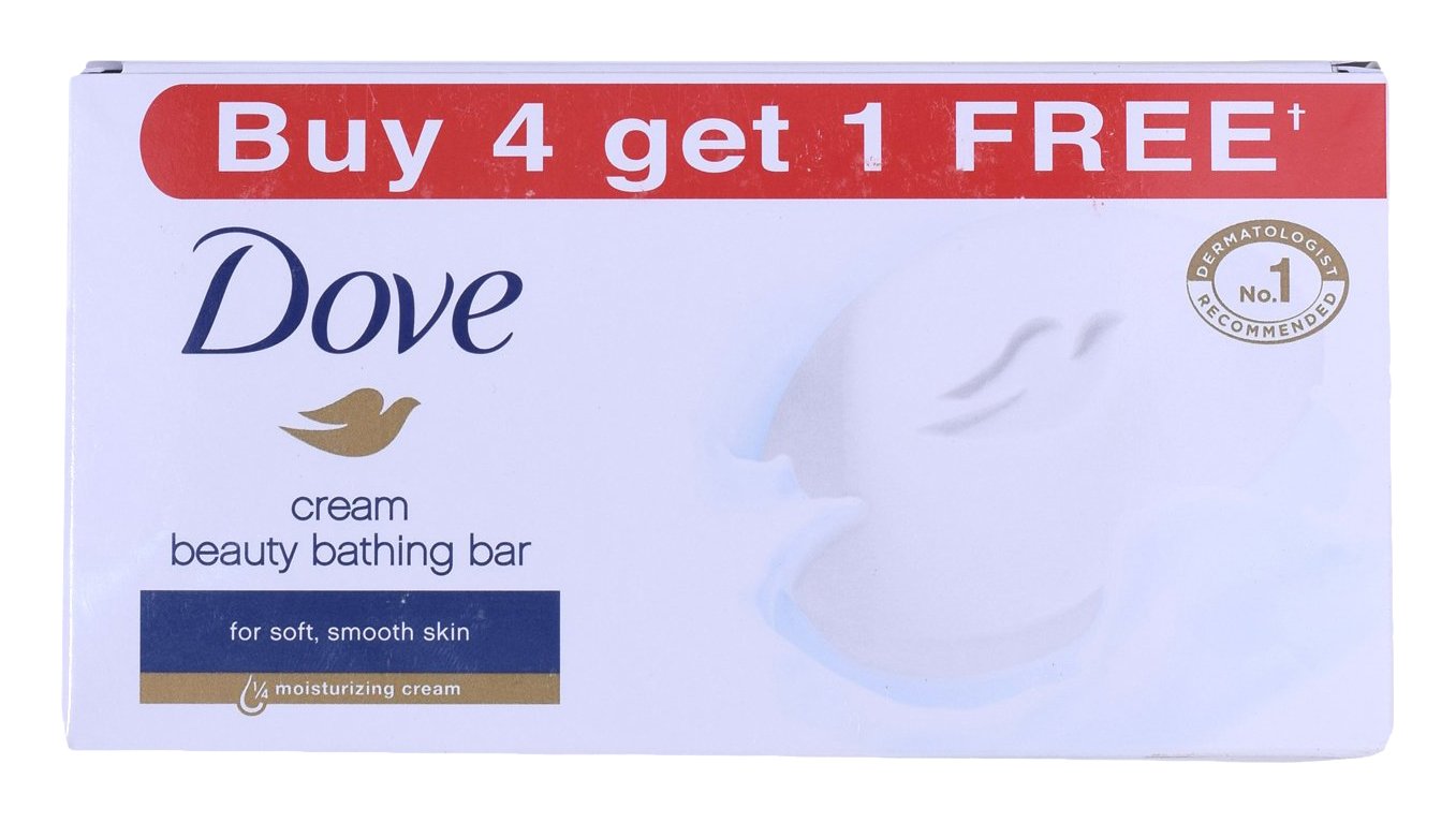 Star Combo - Soap Cream Beauty Bathing Bar, 100G (Buy 4 Get 1, 5 Pieces) Promo Pack