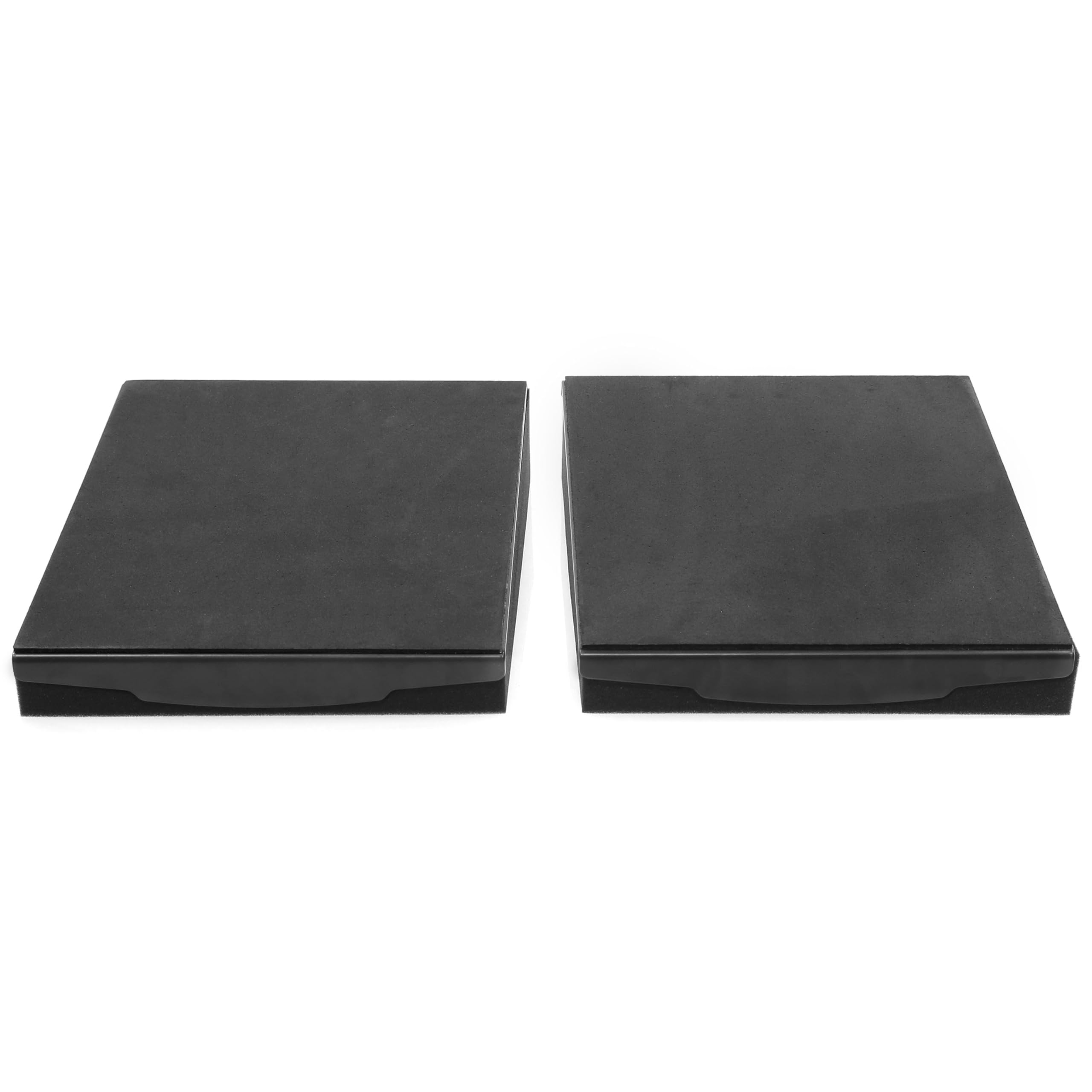 Plugger Monisoft 8 PRO Support d'Enceinte de Monitoring pour Enceintes jusqu'à 8", Mousse Haute Densité et Renfort Métal, Inclinaison Modulable, Isolation Acoustique Charge Max 15kg Dim : 263x330x72mm