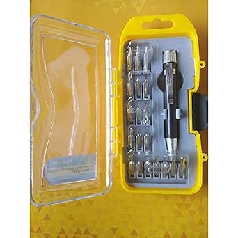 Diy Crafts 11491 10875 Pen-shape Magnetic Precion Multi Use Screwdriver Set, Multicolor, 20 Piece