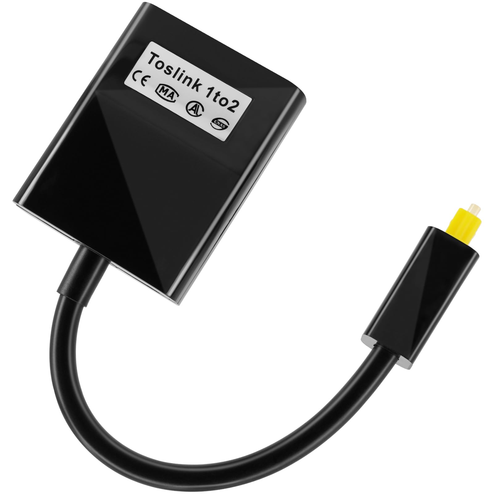 Adaptateur numérique fibre optique, mâle vers femelle 1 entrée 2 sorties audio répartiteur, convertisseur Toslink pour lecteurs DVD, home cinéma