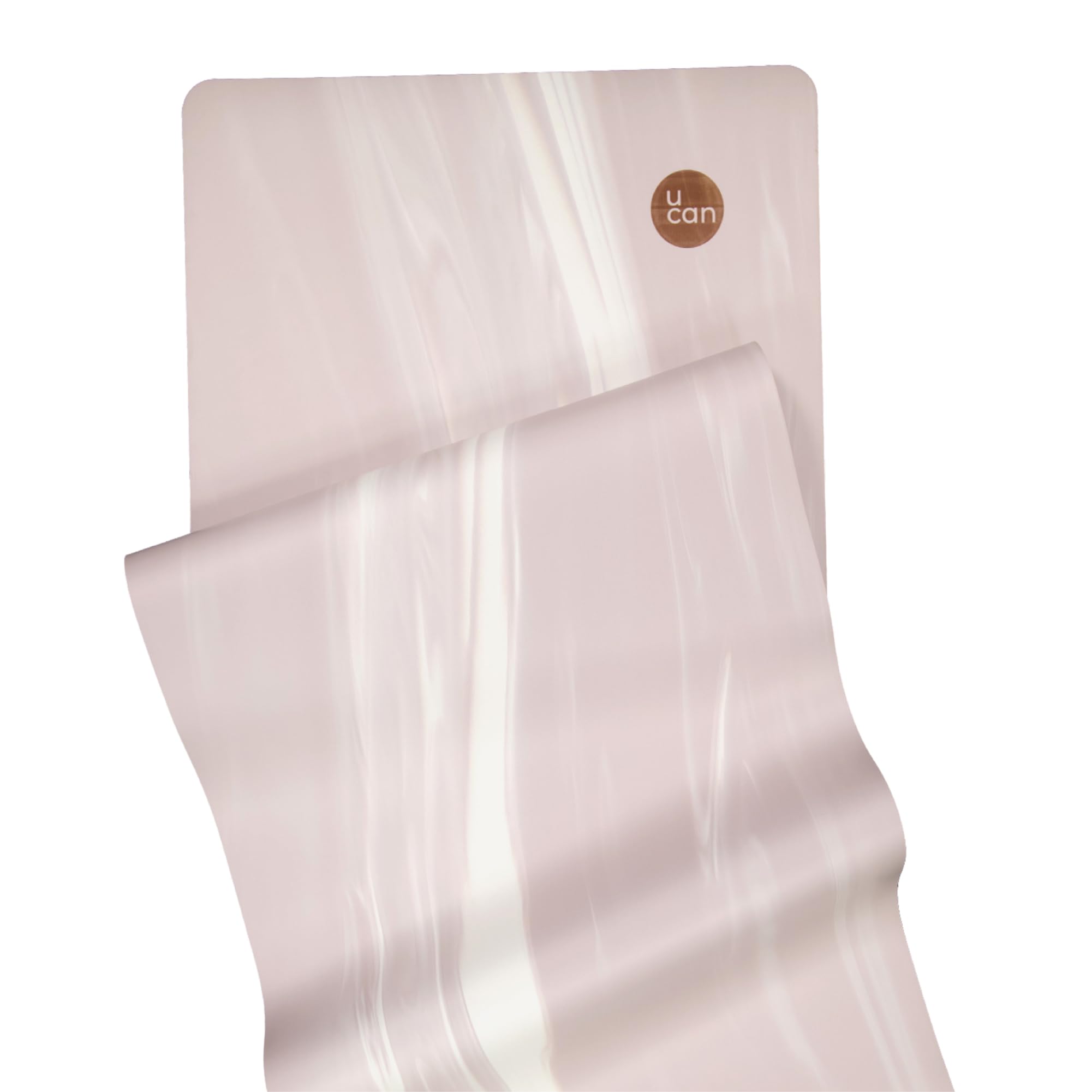 Ucan Tapis de yoga antidérapant | 183 x 68 cm | Tapis épais de 5 mm pour Pilates, barre, HIIT et entraînement fonctionnel | Surface PU Eco-Friendly