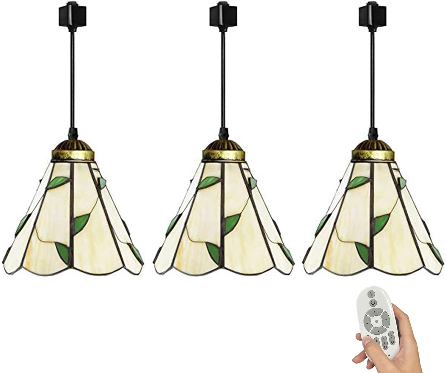 Kiven JType Track Lighting Fixture Remote Control, 3Light Juno Track