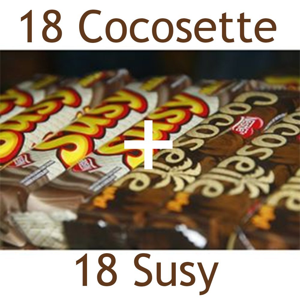 Amazon.com: 18 Cocosette Maxi + 18 Susy Maxi Galletas!!! 100% Sabor ...