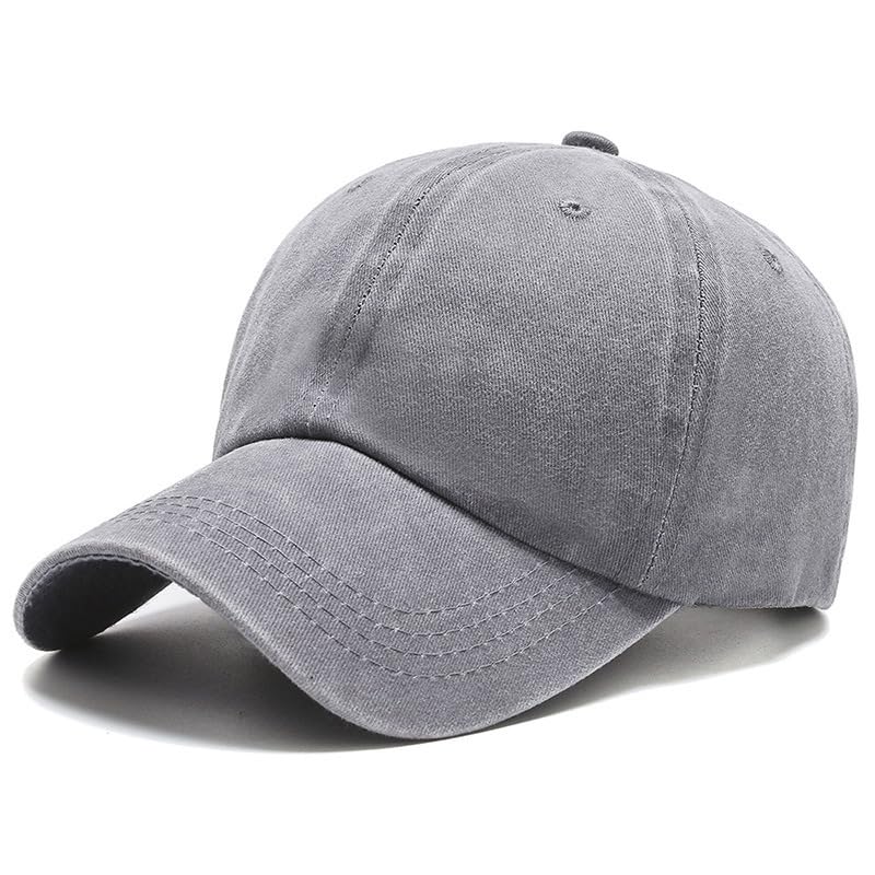 Cap, Men's, Women's, Cap, Solid, Adjustable, Spring, Summer, Autumn, Winter, Lightweight, Casual, Washed, UV Protection, Stylish, 100% Cotton, Unisex