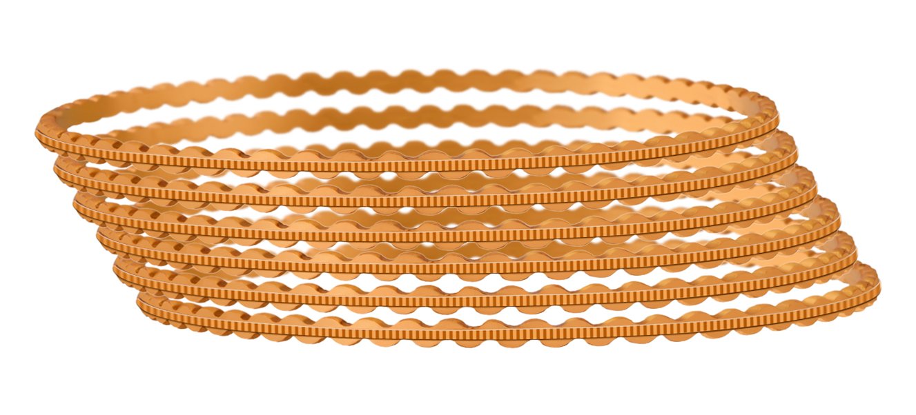 JFL - Traditional Ethnic One Gram Gold Plated Designer Bangle Set For Women -(Set of Six),Valentine (B07C3HC5VV) Amazon Price History, Amazon Price Tracker