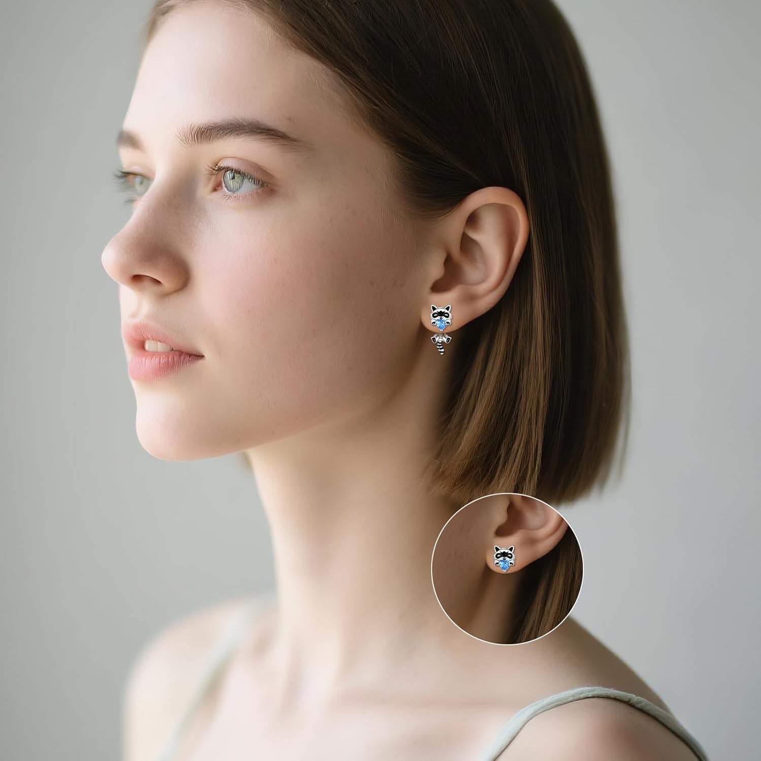 Animal Stud Earrings for Women 925 Sterling Silver Duck/Chicken/Corgi/Frog/Axolotl Earrings Jewelry Gifts - Image 4