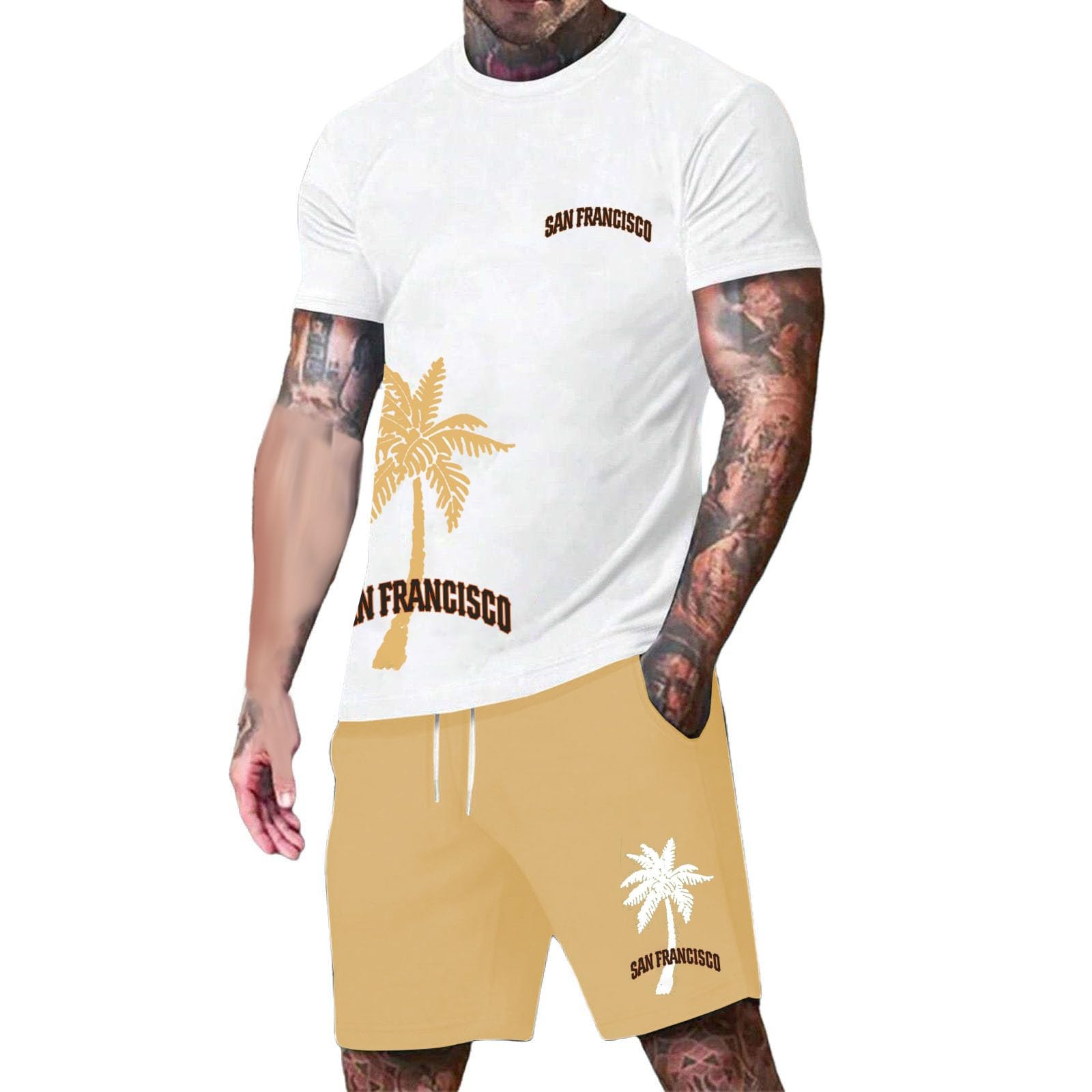 Ensemble de sport décontracté homme à impression numérique 3D York