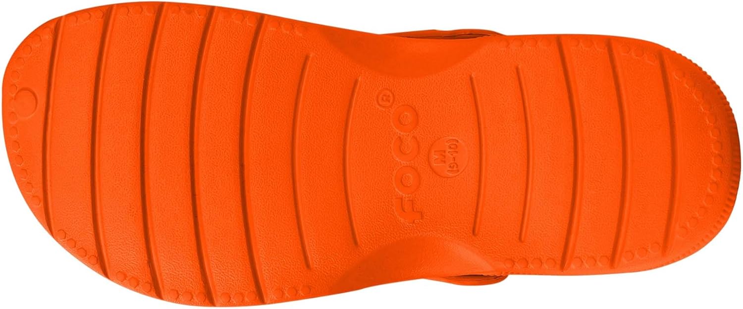 FOCO NCAA Mens NCAA College Team Logo Garden Water Sandals Shoes Slipper Clogs with Stap