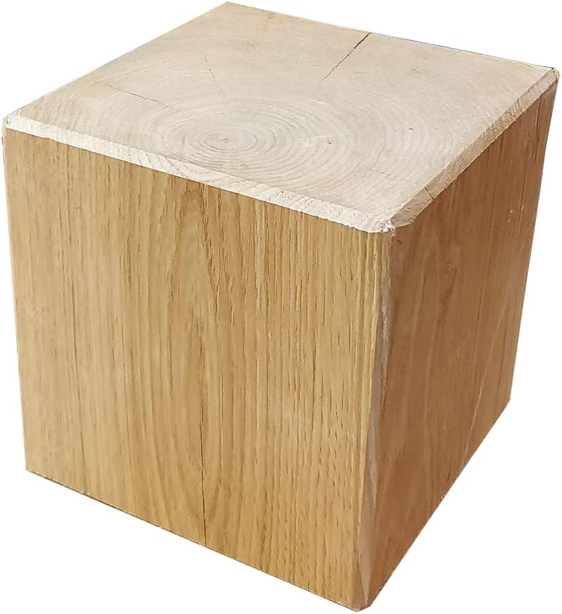 Brigstock Sawmill Beautiful Oak Beam Lamp Stand/Side Table/Speaker Stand 300mmx150mmx150mm