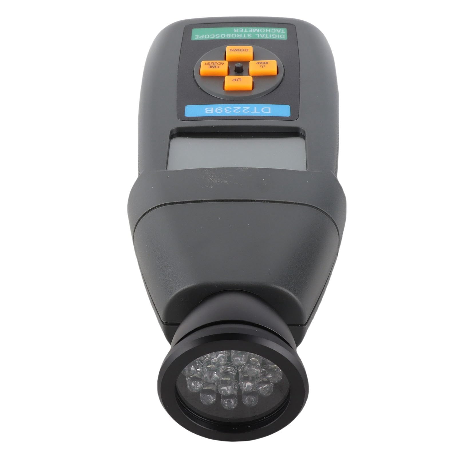 Tacómetro LED Portátil con Estroboscopio Digital para Medición de Velocidad sin Contacto en Aplicaciones Industriales, ABS Portátil DT2239B