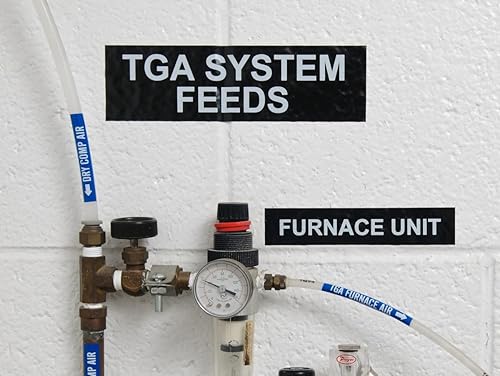 Miniatura 10 de Brady Auténticas (M5-116-427) Etiquetas envolventes de vinilo autolaminables de 2.5 pulgadas de alto x 1.5 pulgadas de ancho, negro sobre blanco,